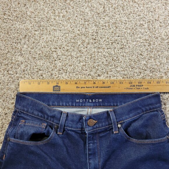 Mott and Bow Jeans Womens 30x30 Boyfriend Dark Wash Denim - Picture 2 of 7